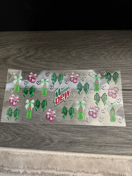 Mountain Dew with cherries