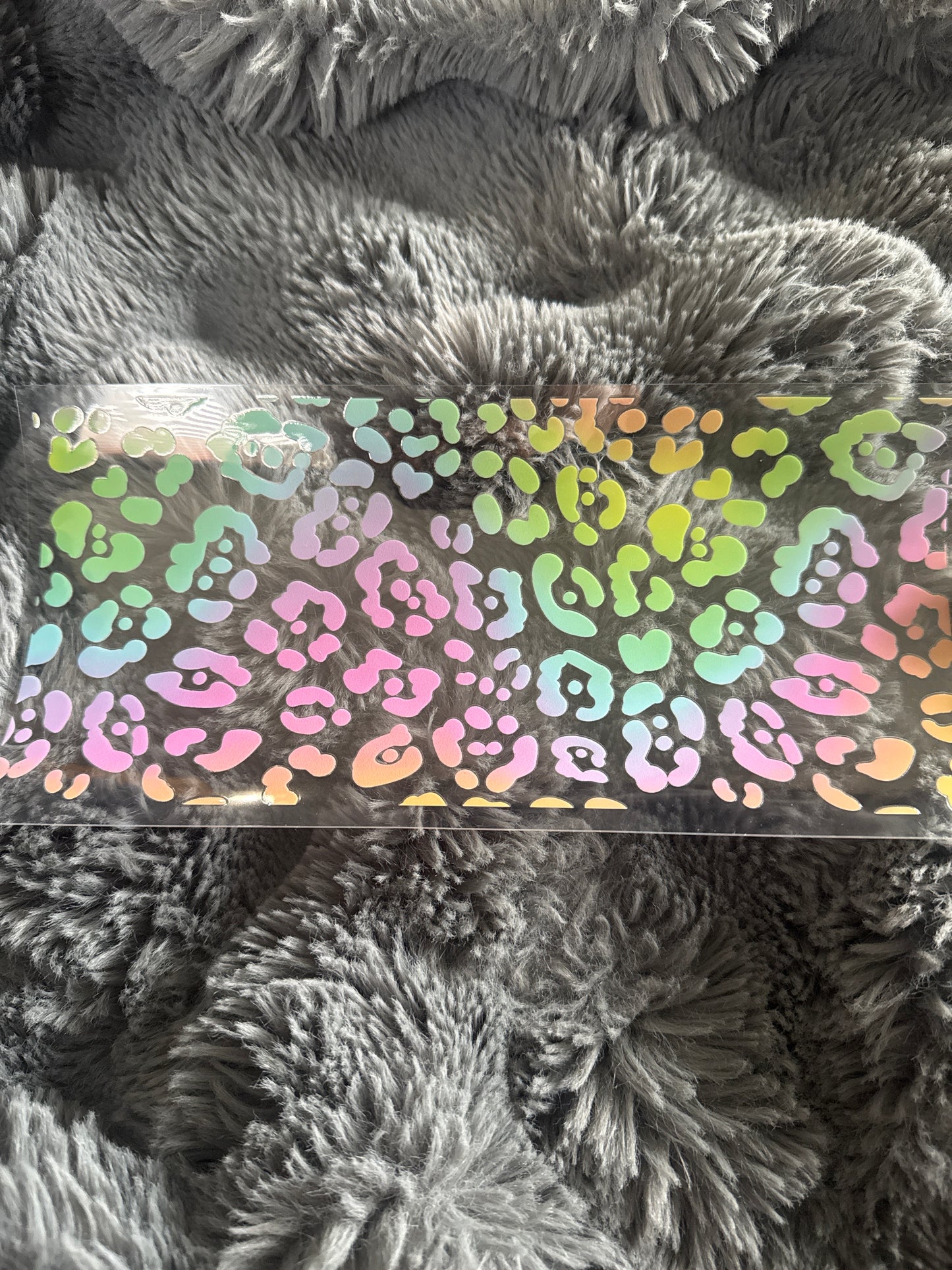Colorful leopard print