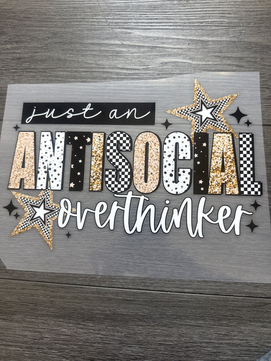 Just an antisocial Overthinker
