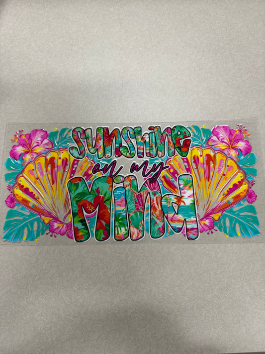 Sunshine on my mind