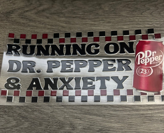 Running on Dr Pepper and anxiety