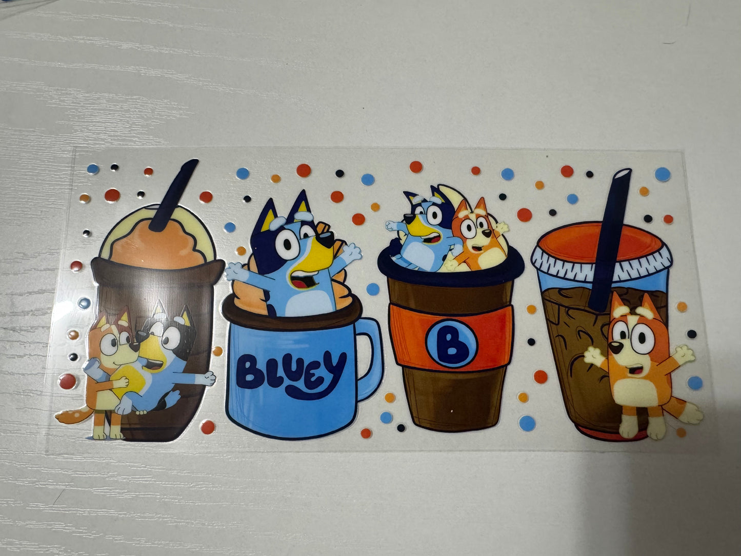 Bluey and coffee
