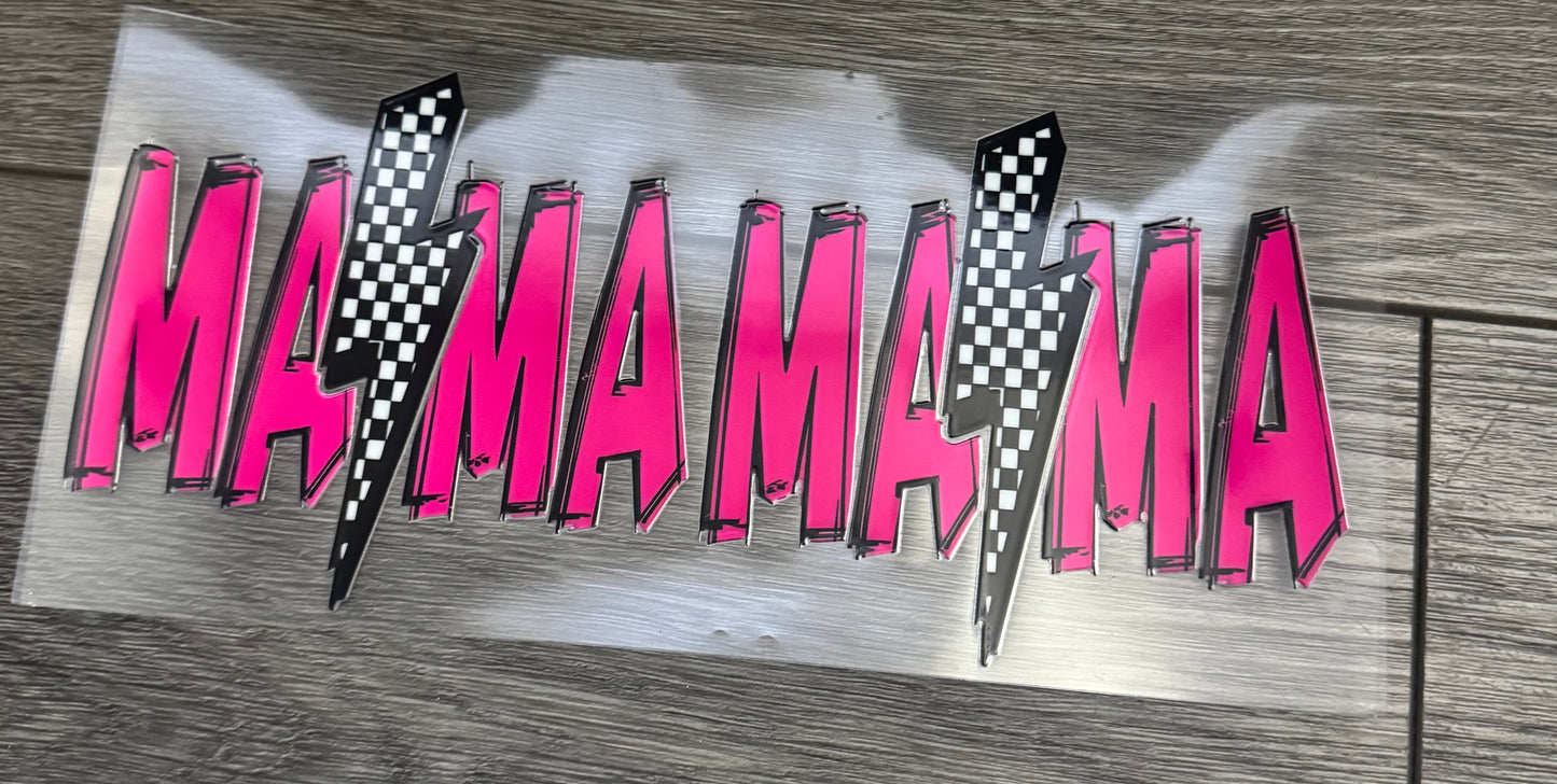 Mama with lightening bolt
