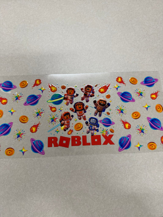 Roblox with flames