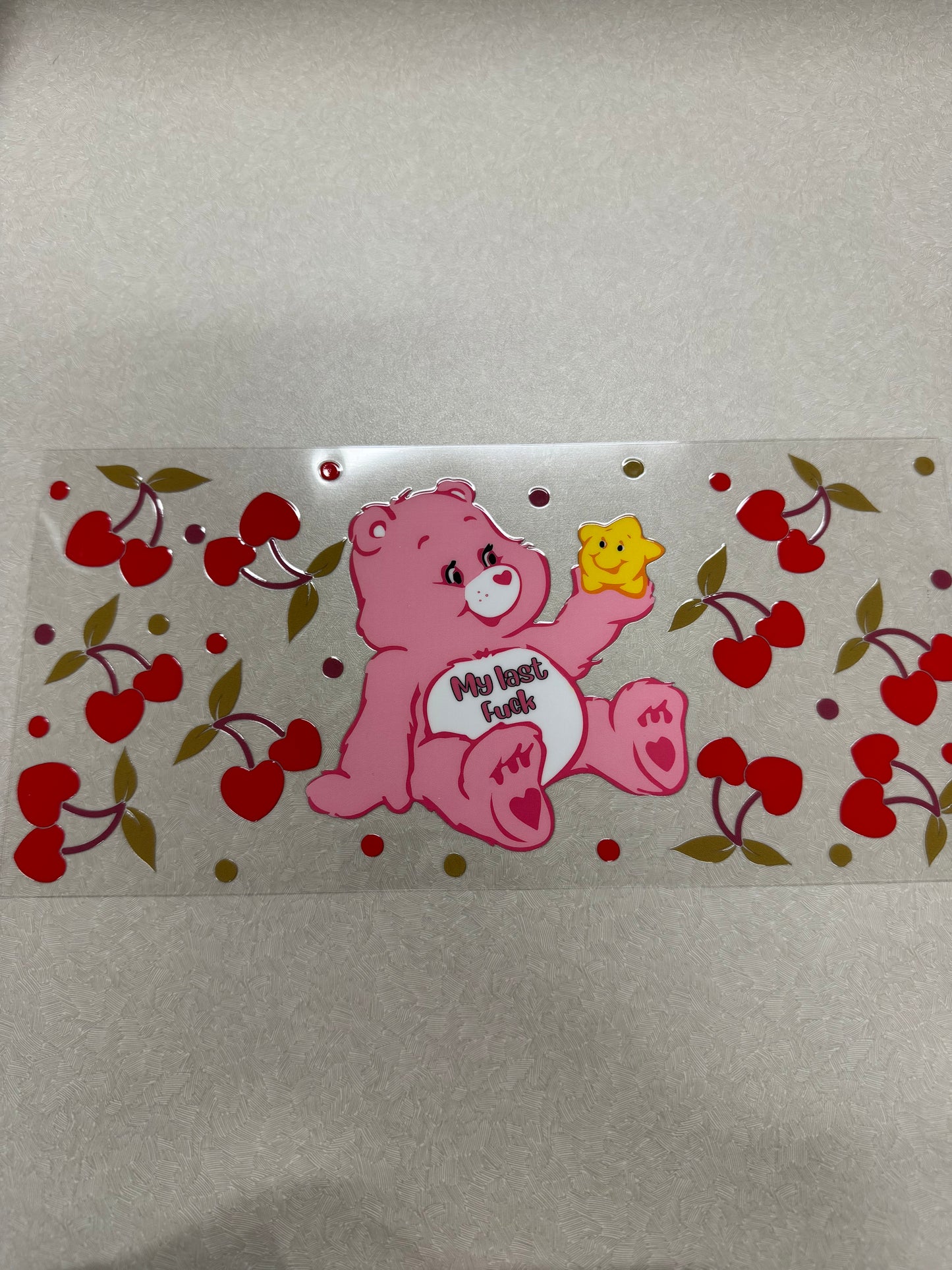 Cherry swearing Carebear