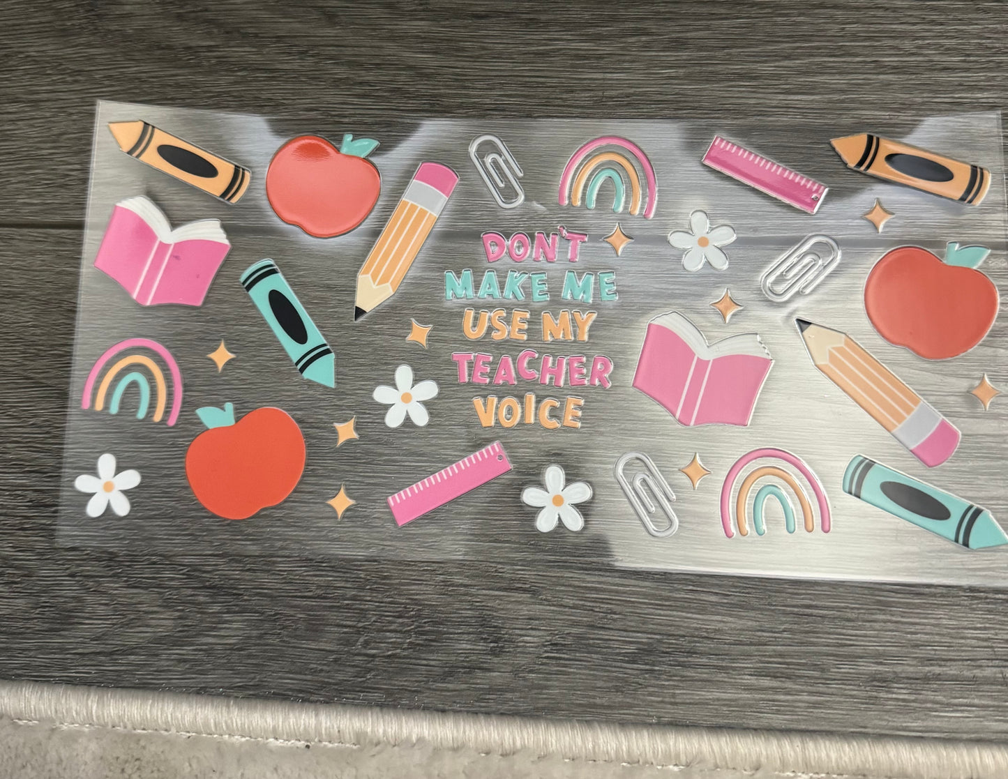 Don’t make me use my teacher voice
