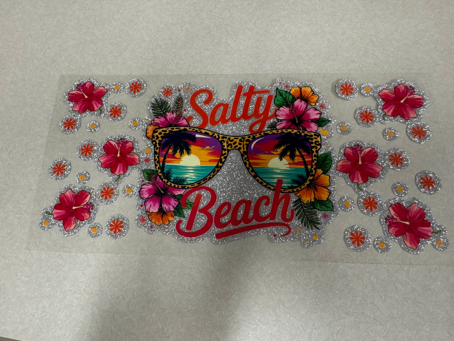 Salty beach