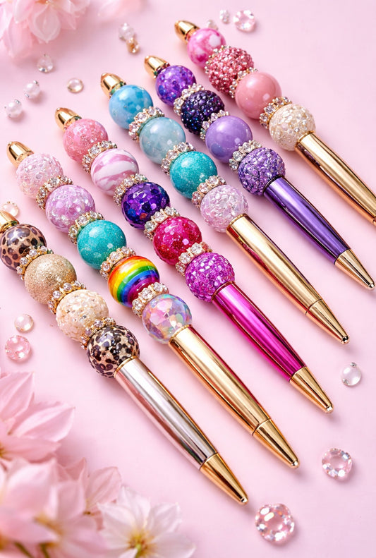 Beaded pens
