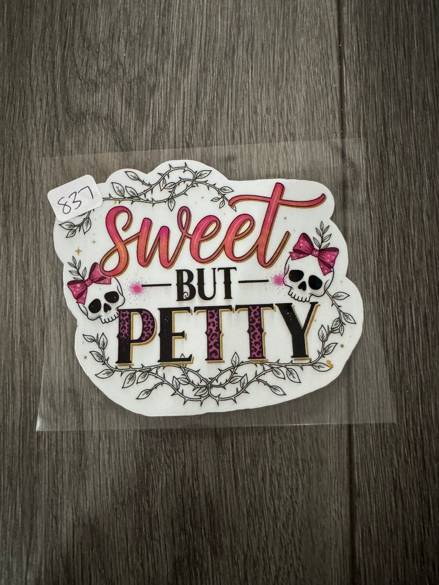 Sweet but petty