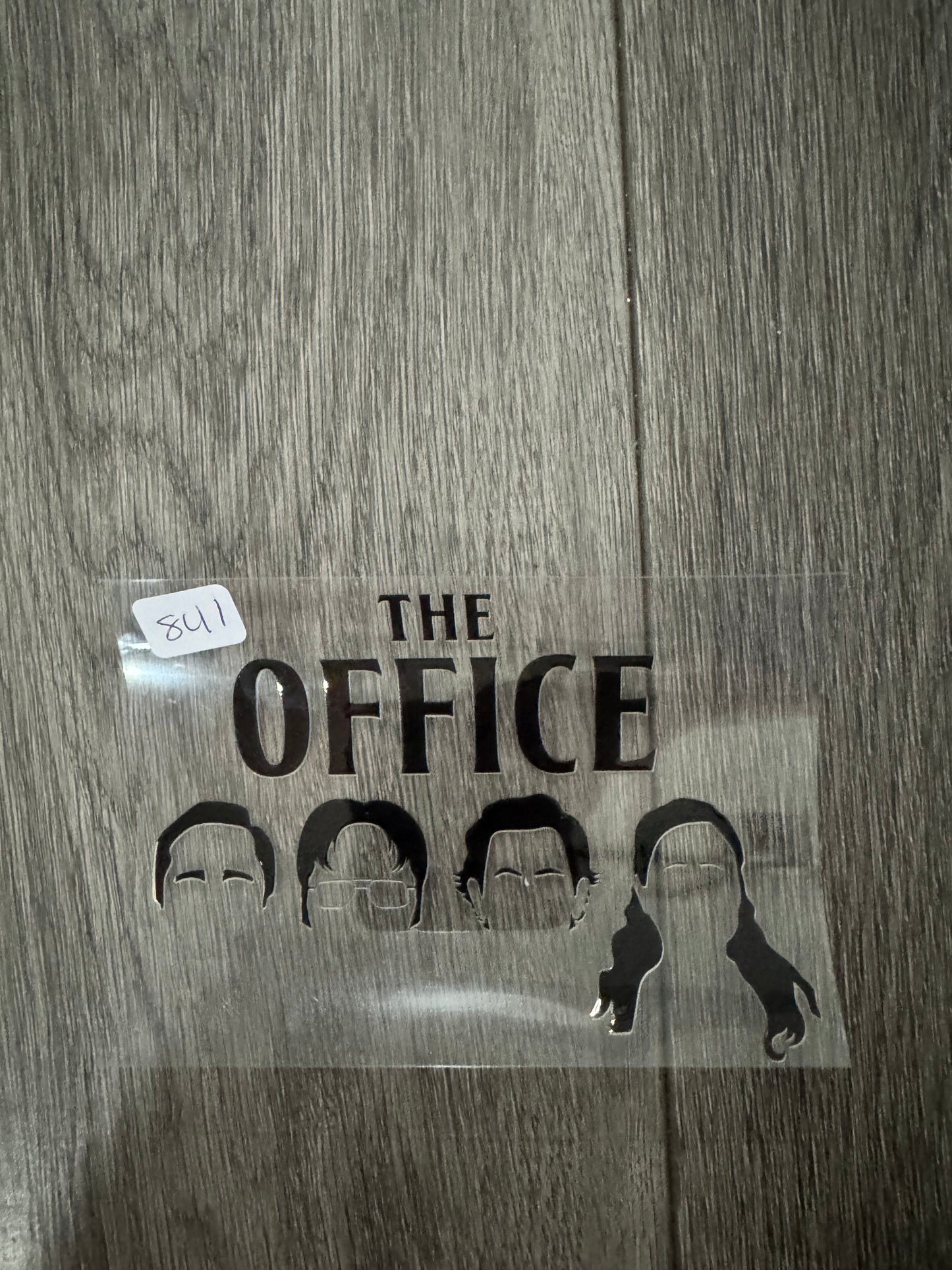 Office black and clear