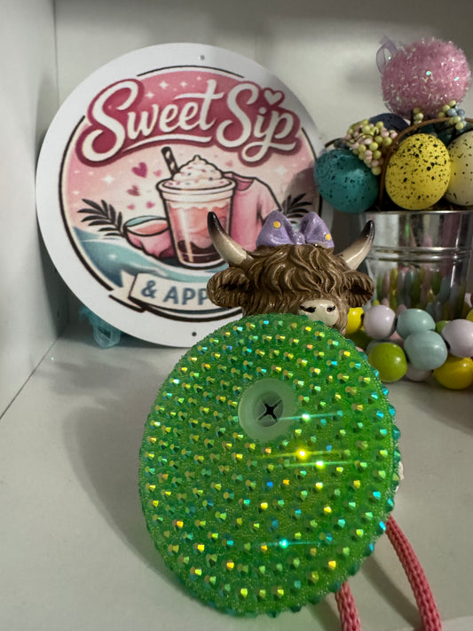 Green bling lid