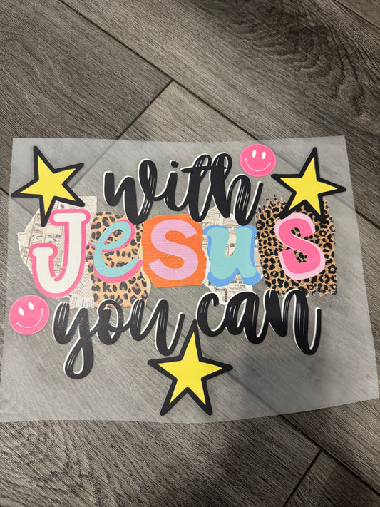With Jesus you can transfer