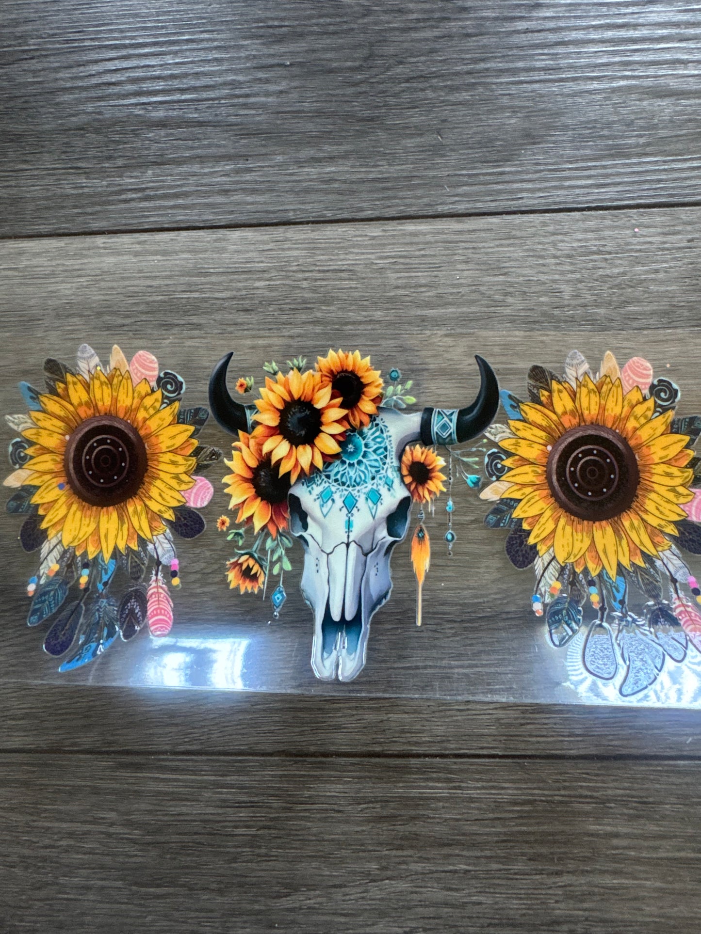 Sunflower Skull