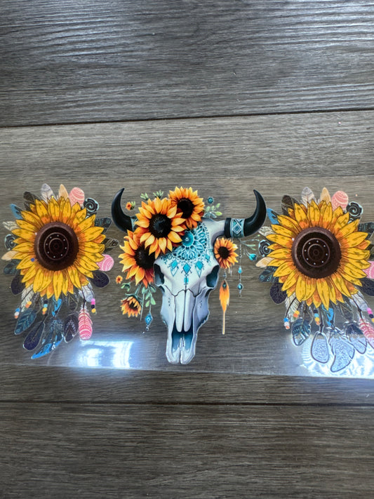 Sunflower Skull