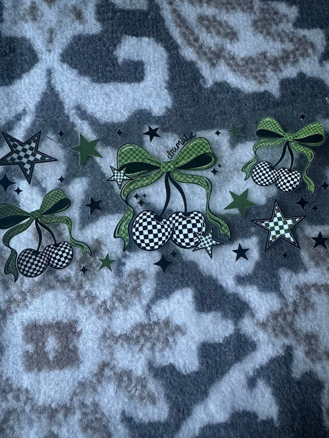 Green Checkered Cherry