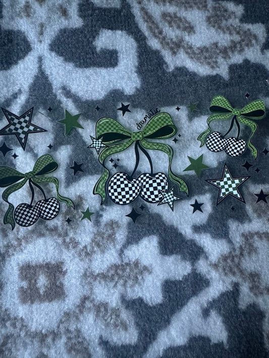 Green Checkered Cherry