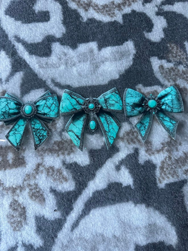 Teal Bow